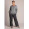 Yest Curve Plus Size gebreide trui - grijs