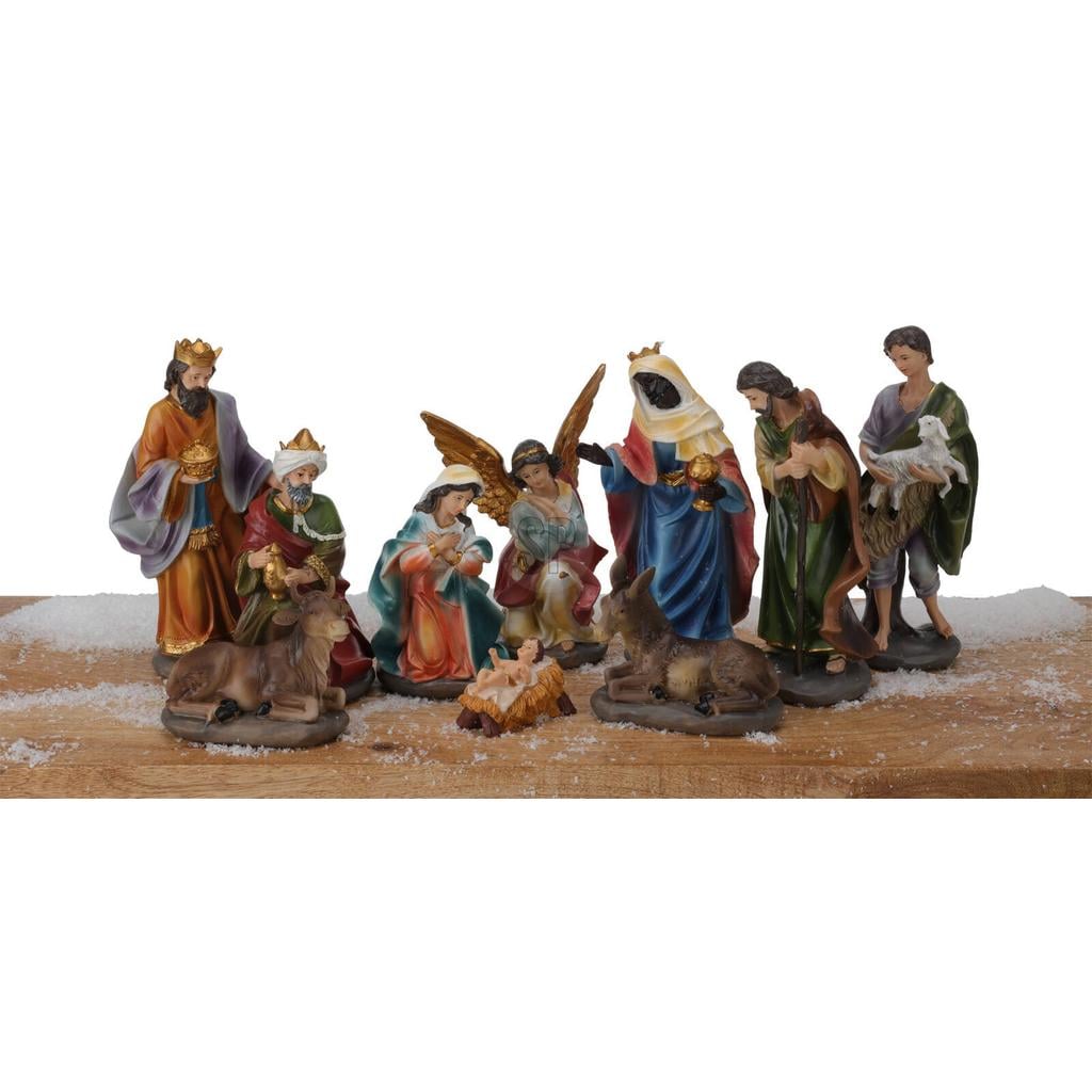 Home & Styling Collection KERSTSTAL FIGUREN 10STS 20CM