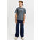 JACK & JONES JUNIOR T-shirt met logo - blauw