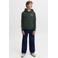 JACK & JONES JUNIOR rechtvallende hoodie met backprint - donkergroen