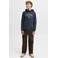 JACK & JONES JUNIOR hoodie met logo - donkerblauw