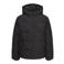 JACK & JONES JUNIOR gebreide gewatteerde winterjas - zwart