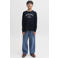 JACK & JONES JUNIOR longsleeve met logo - donkerblauw