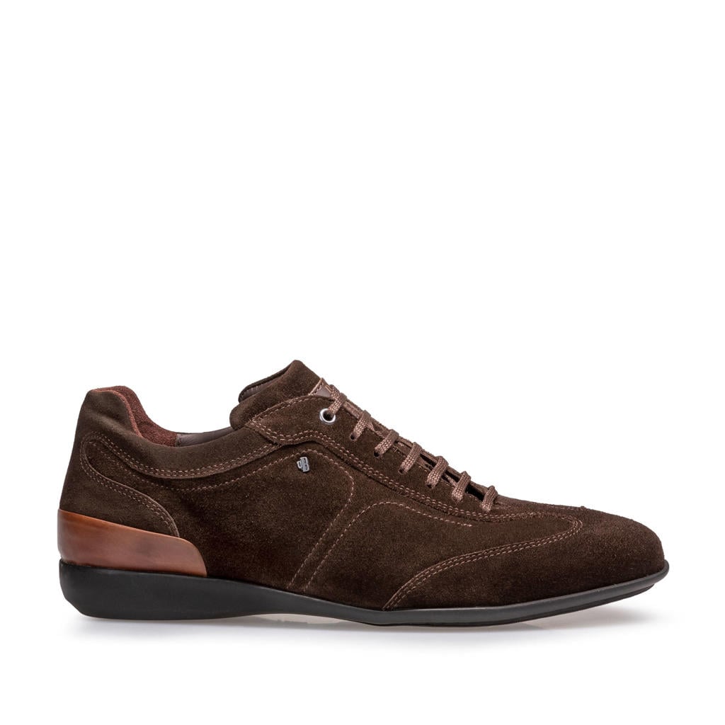 Floris van Bommel Senna 01.04 suède sneakers bruin