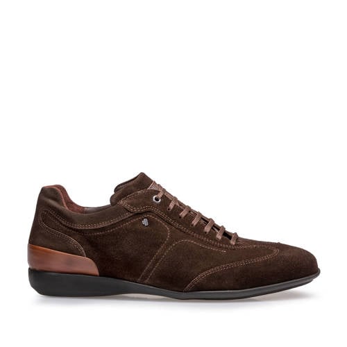 Floris van Bommel Senna 01.04 suède sneakers bruin