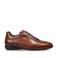 Floris van Bommel Senna 01.07 leren sneakers donkercognac