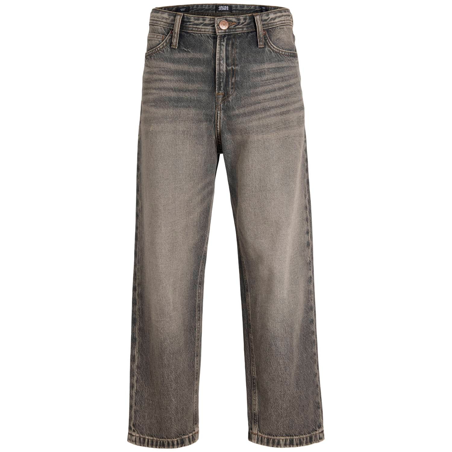 JACK & JONES JUNIOR jjialex jjcrew st 102 jnr baggy jeans grey denim