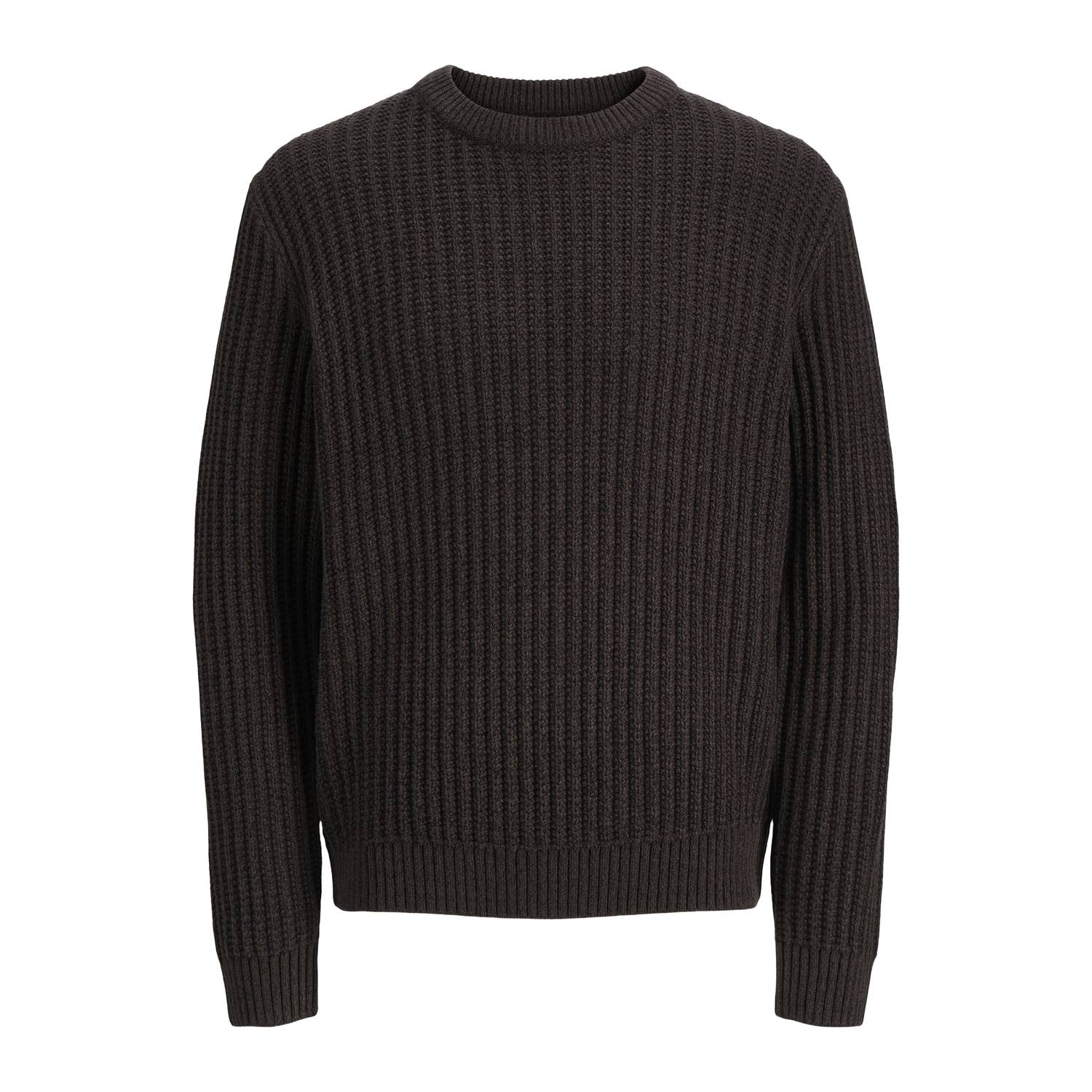 JACK & JONES JUNIOR gebreide trui donkerbruin