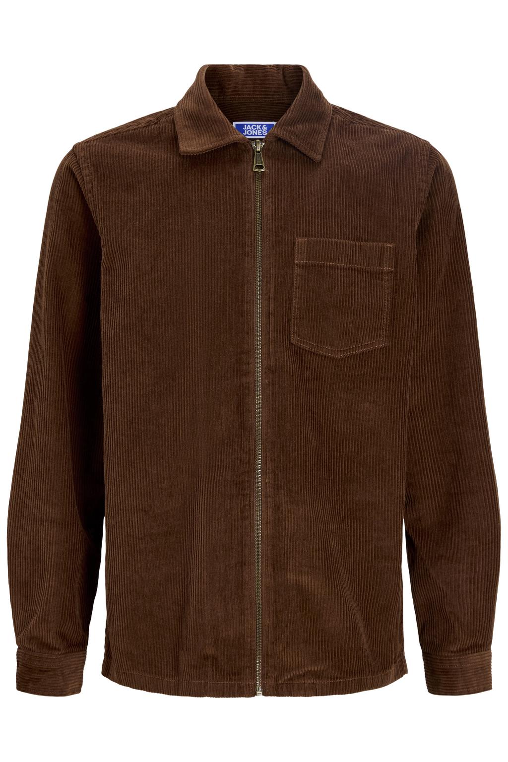 JACK & JONES JUNIOR corduroy overhemd - bruin