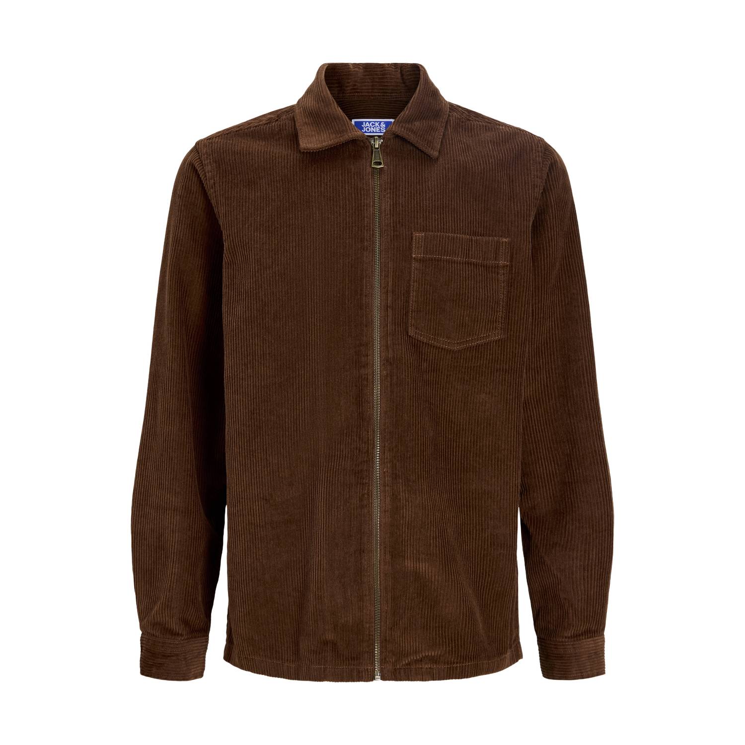 JACK & JONES JUNIOR corduroy overhemd bruin