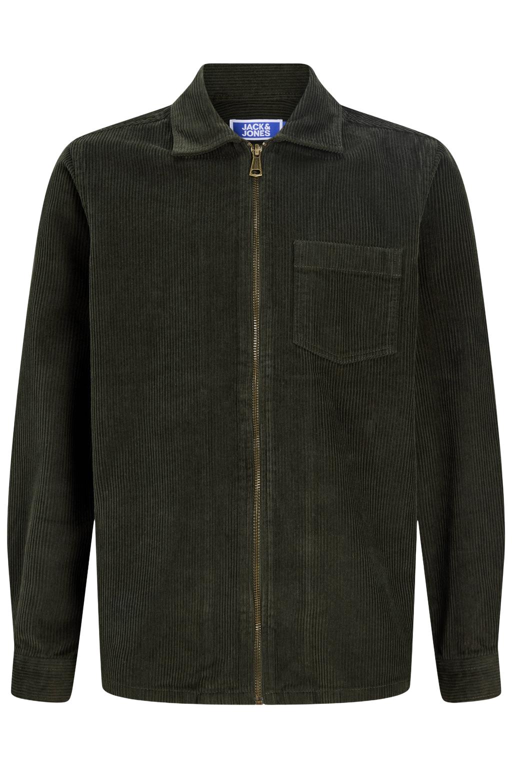 JACK & JONES JUNIOR corduroy overhemd - donkerbruin
