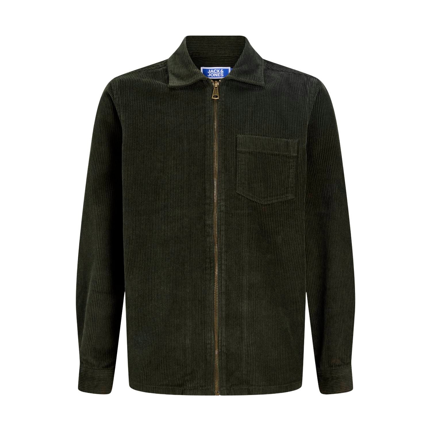 JACK & JONES JUNIOR corduroy overhemd donkerbruin