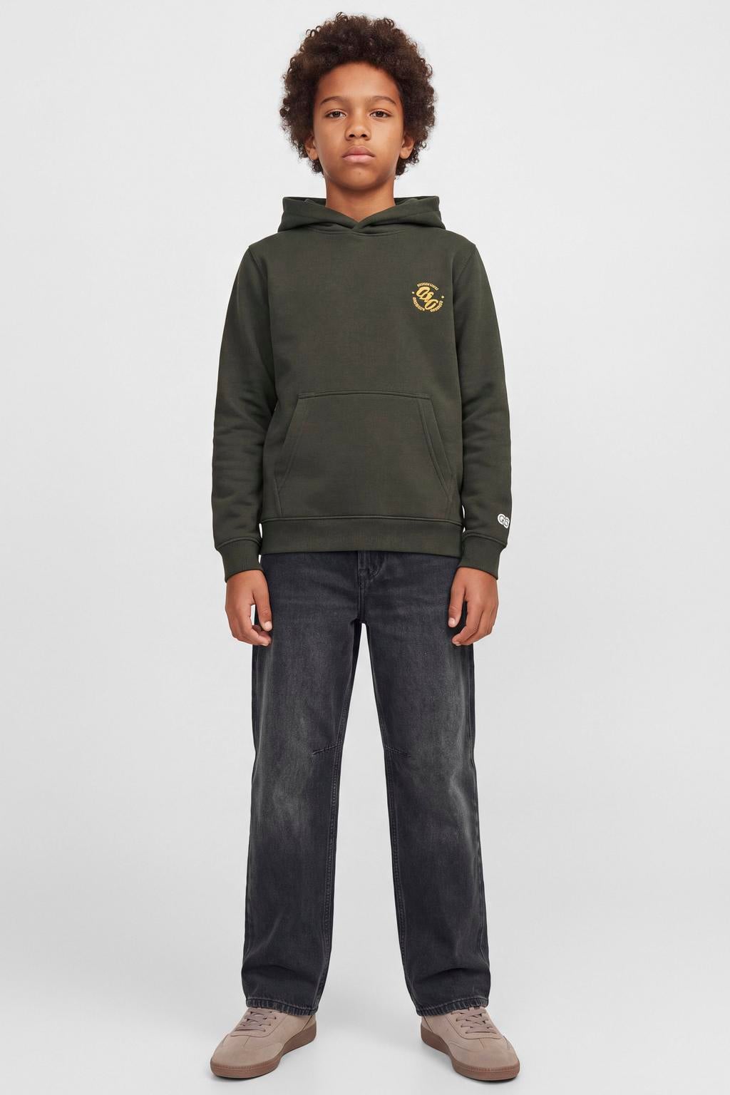JACK & JONES JUNIOR baggy jeans JJIALEX JJJETT - black denim