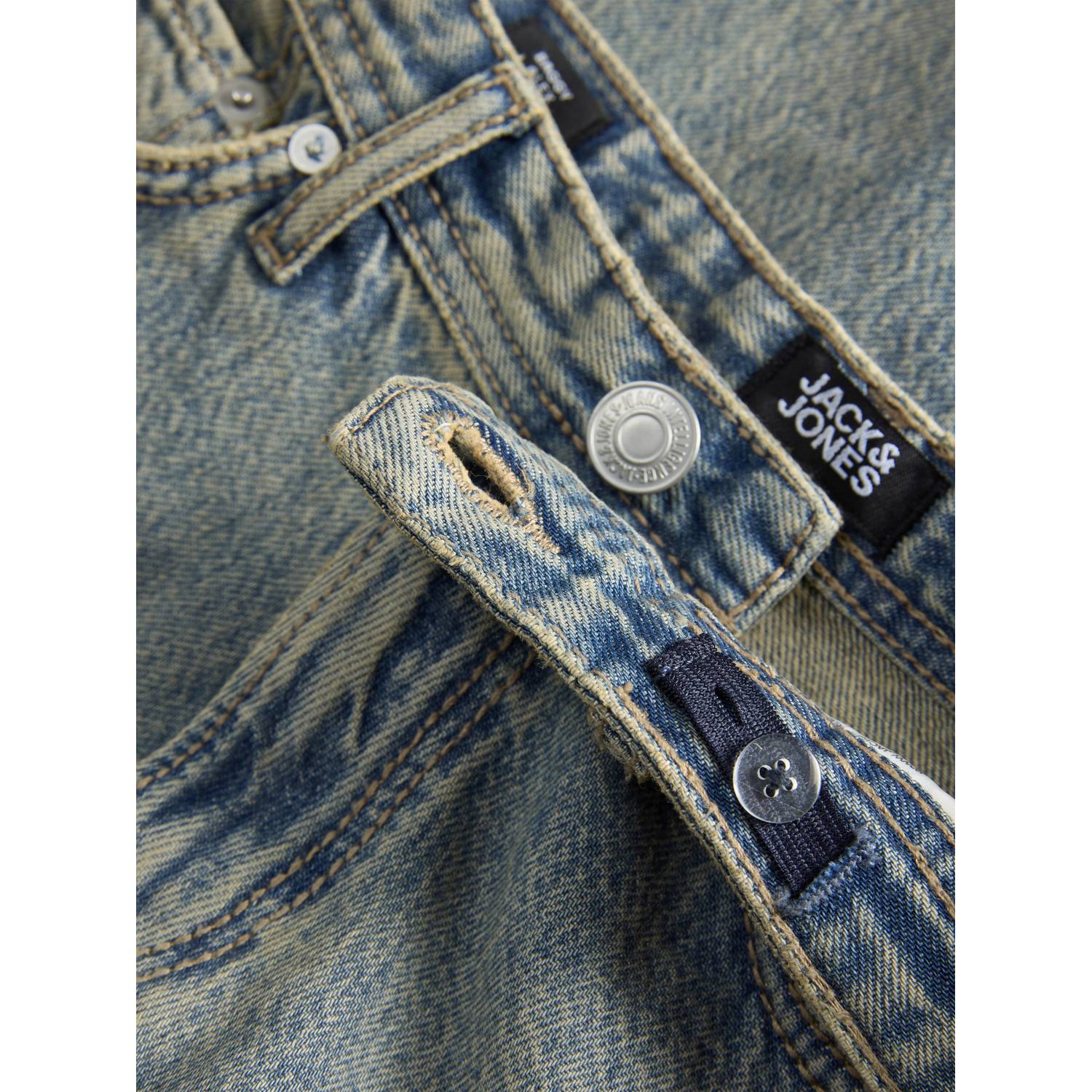 JACK & JONES JUNIOR Jjialex Jjjett St 201 Jnr baggy jeans blue denim