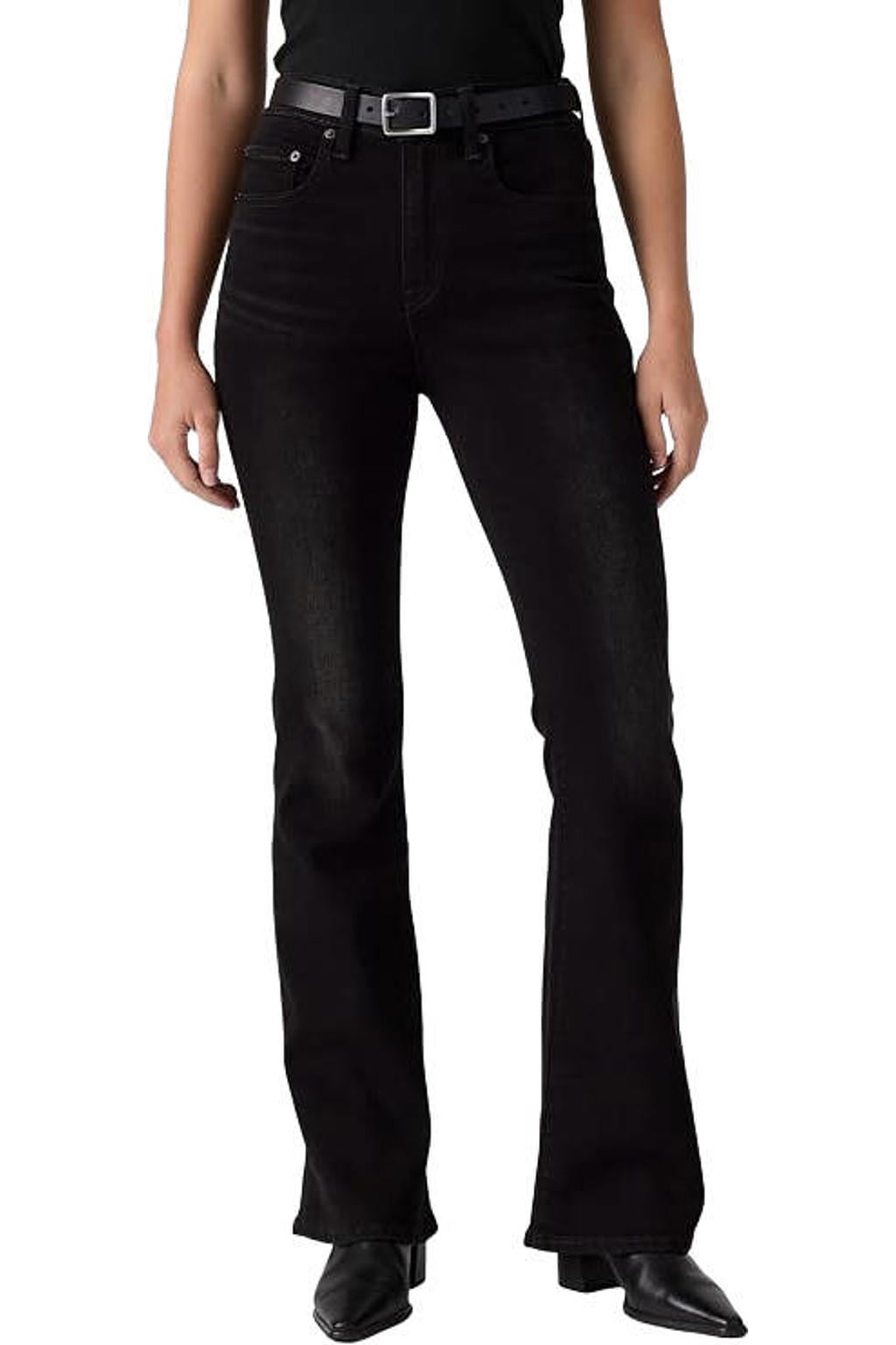 Levi's 726 flared jeans - black denim