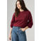 Levi's sweater met logo - donkerrood