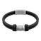 Fossil leren armband JF05008040 zwart