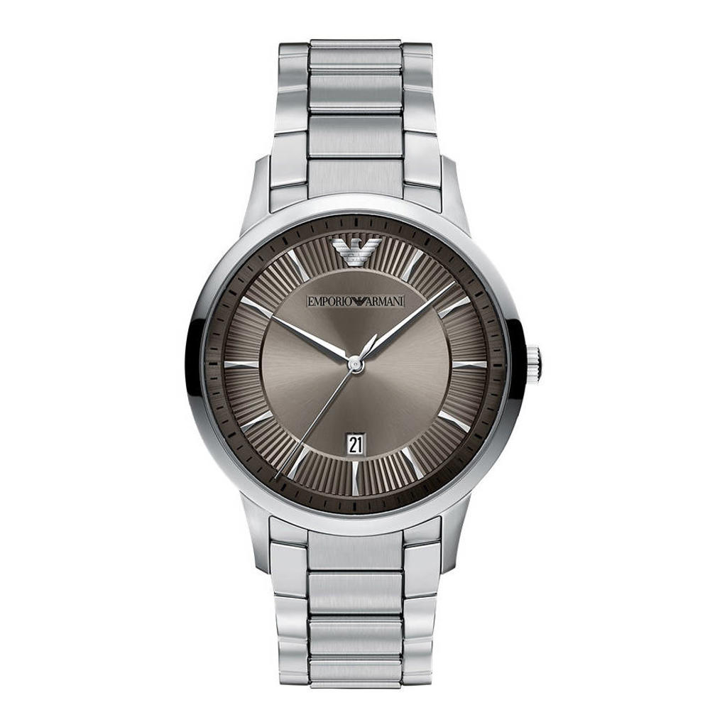 Emporio Armani horloge AR11825 zilverkleurig