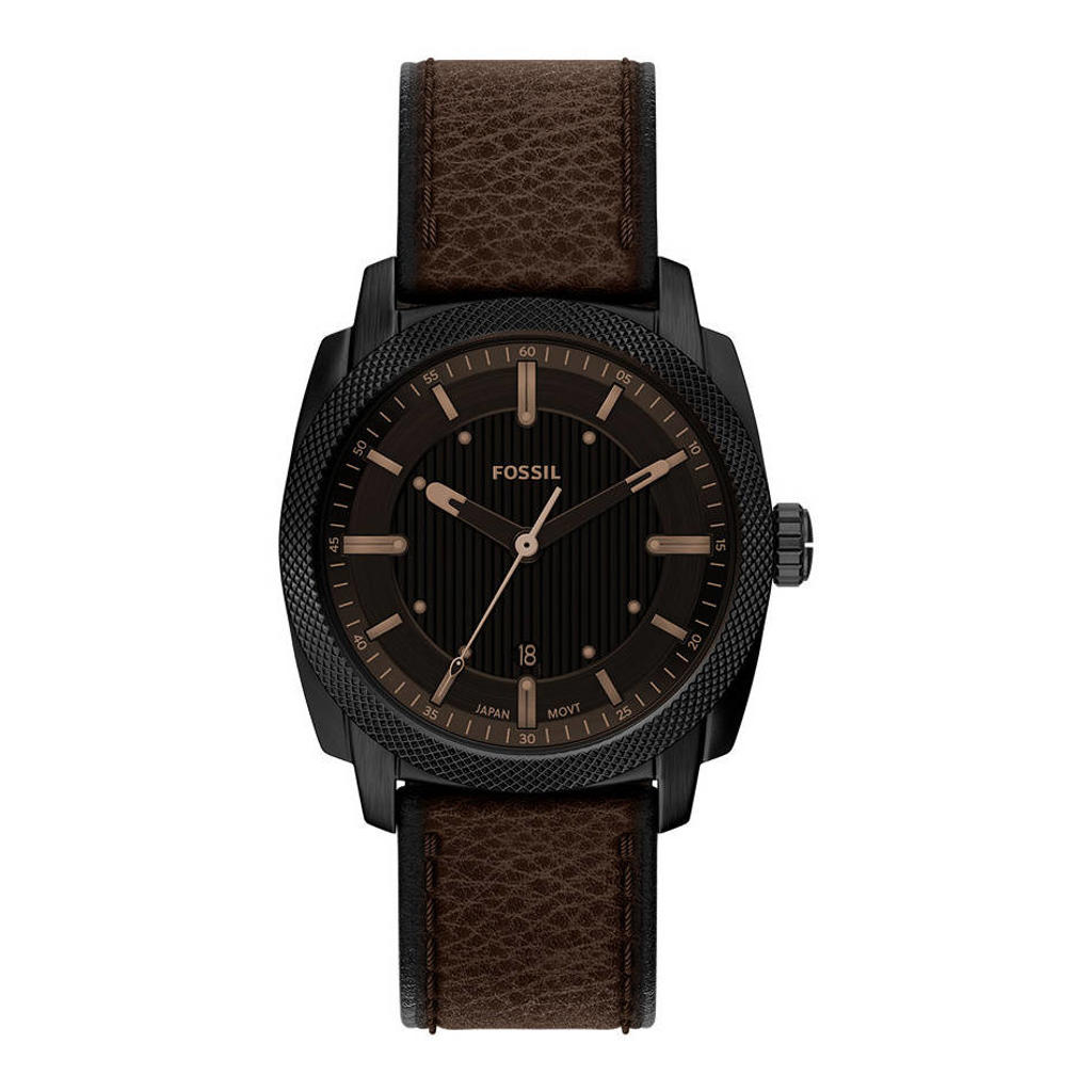 Fossil horloge FS6187 zwart/bruin