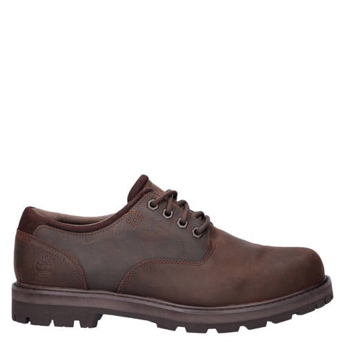 Timberland Britton Road leren veterschoenen met profielzool bruin