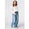 MS Mode top met borduursels Plus Size - ecru