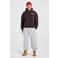 America Today boxy hoodie met backprint - bruin