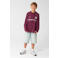 Shoeby rechtvallende longsleeve met tekst - donkerrood