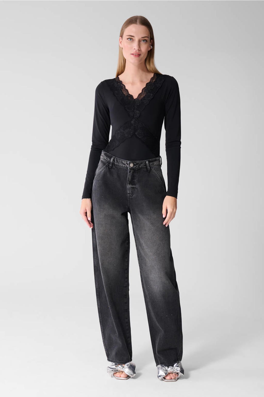 Shoeby body top - zwart