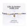 A Beautiful Story armband Sweetheart Lapis Lazuli