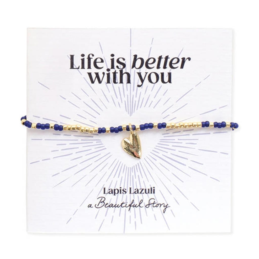 A Beautiful Story armband Sweetheart Lapis Lazuli