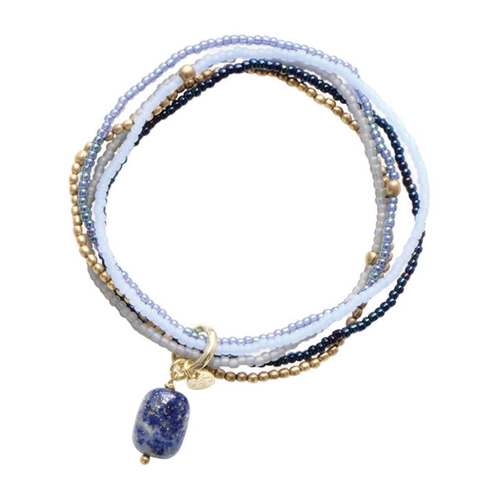 A Beautiful Story armband Nirmala Lapis Lazuli