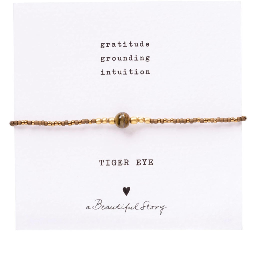 A Beautiful Story armband Iris Tiger Eye