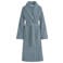 Vandyck unisex badstof badjas - lichtblauw