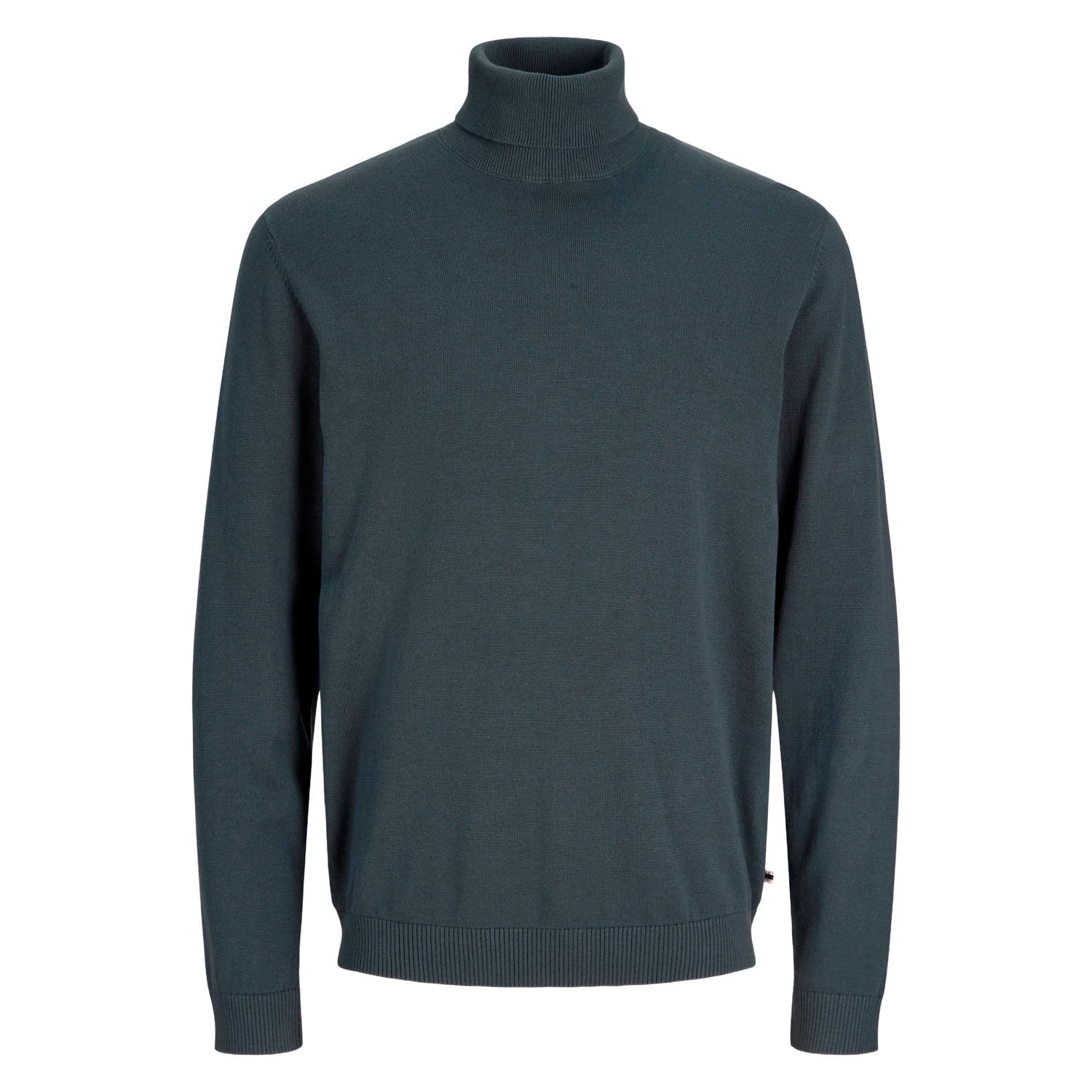 JACK & JONES ESSENTIALS katoenen regular fit gebreide coltrui turbulence