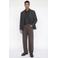 JACK & JONES ESSENTIALS regular fit gemêleerd casual overhemd - zwart