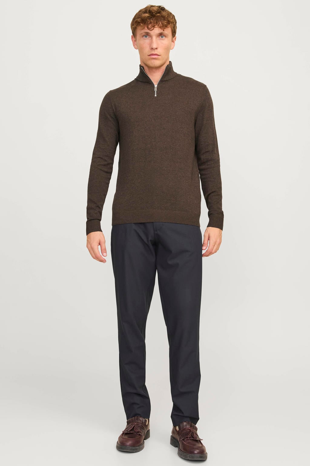 JACK & JONES ESSENTIALS regular fit trui - mulch