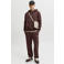 JACK & JONES ESSENTIALS relaxed fit hoodie met print - bitter chocolate