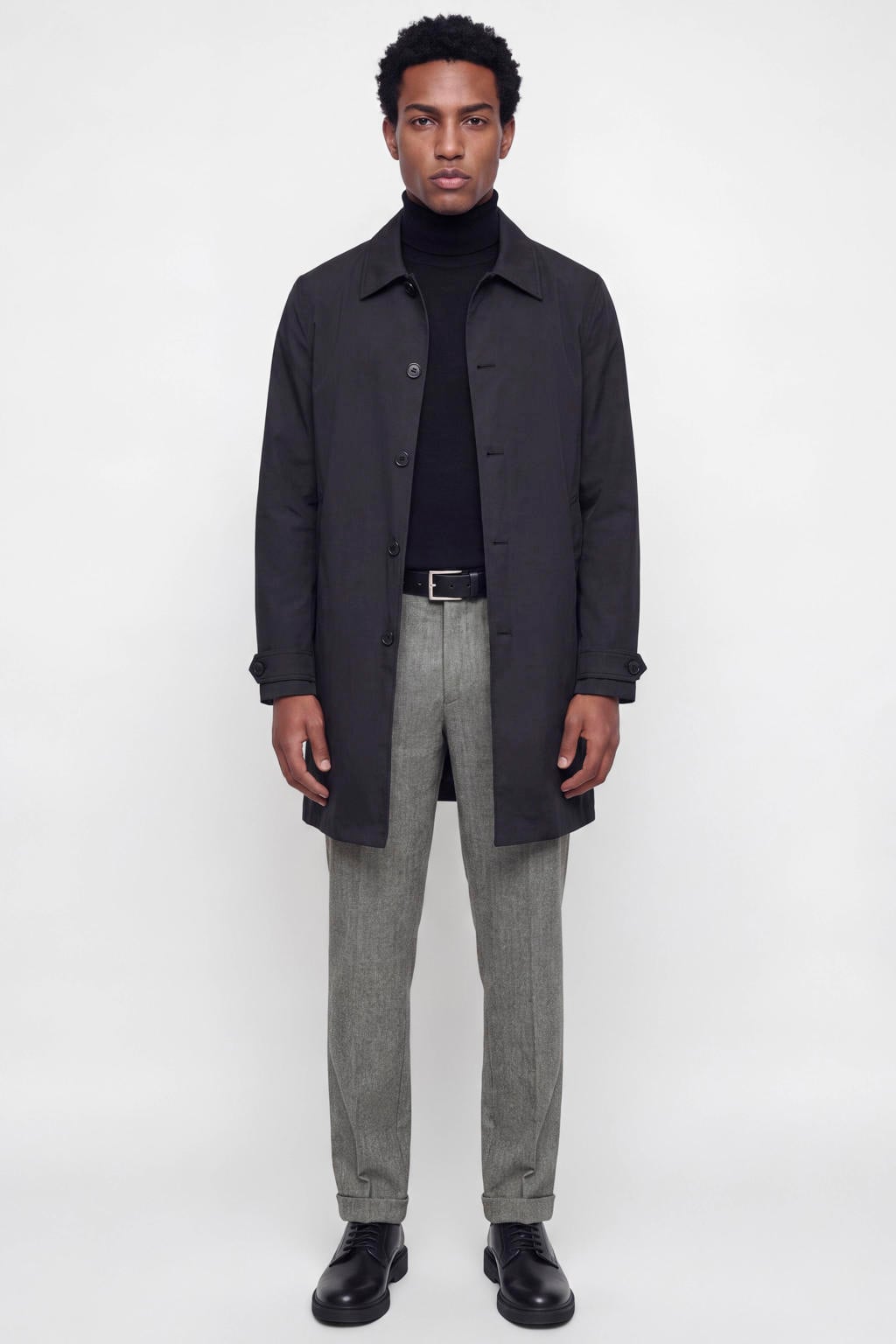 JACK & JONES PANTS STUDIO regular fit chino - grijs