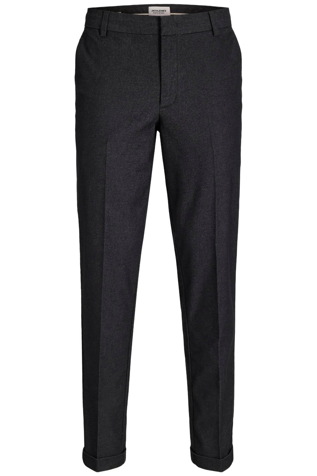 JACK & JONES PANTS STUDIO regular fit chino - zwart