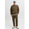 JACK & JONES ESSENTIALS relaxed fit sweater met print - bruin