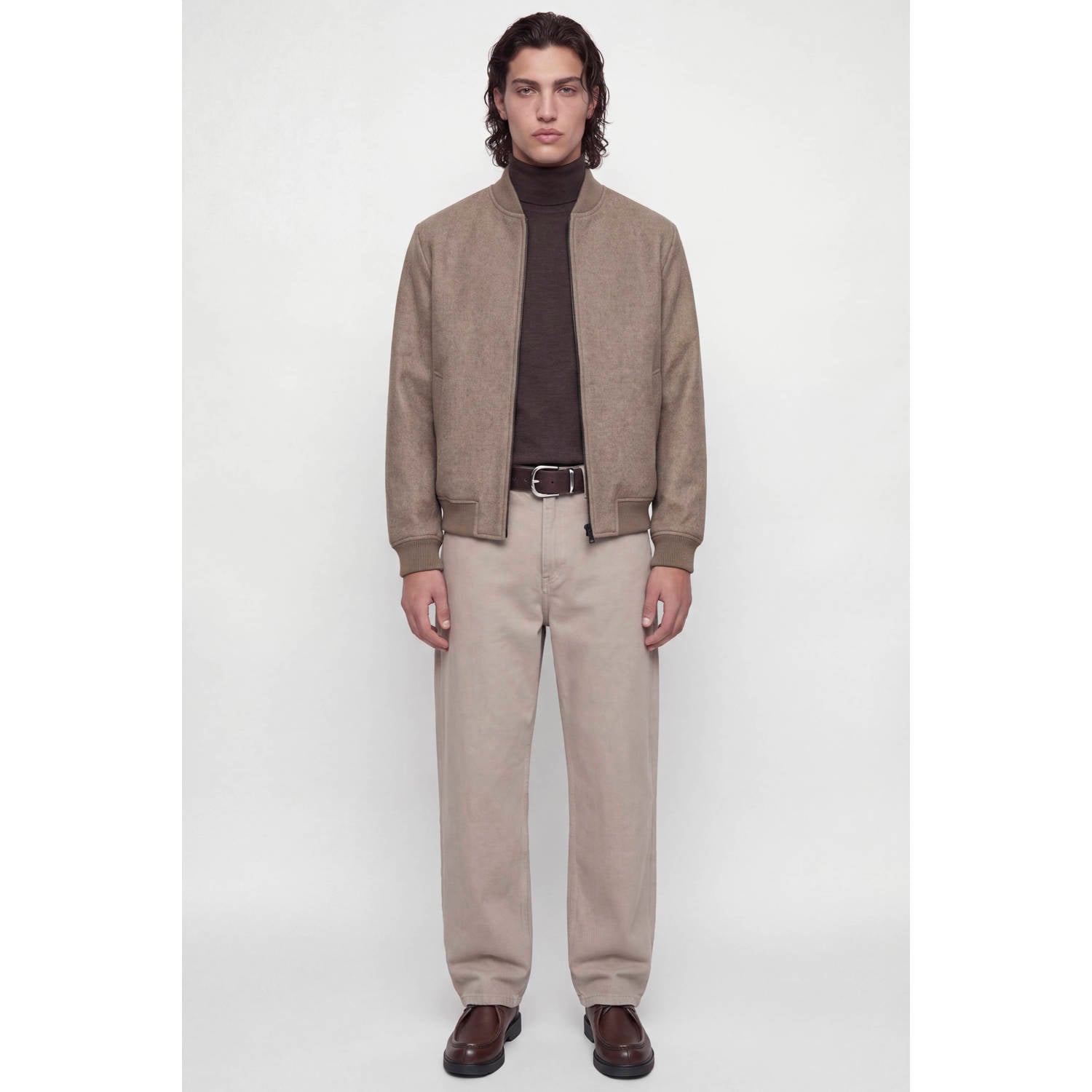 JACK & JONES ESSENTIALS bomberjack greige
