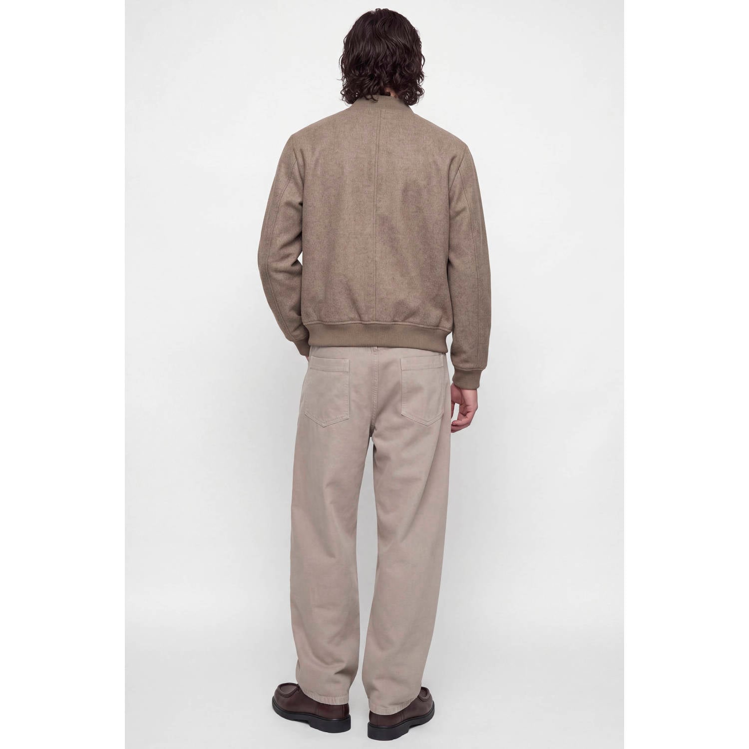 JACK & JONES ESSENTIALS bomberjack greige