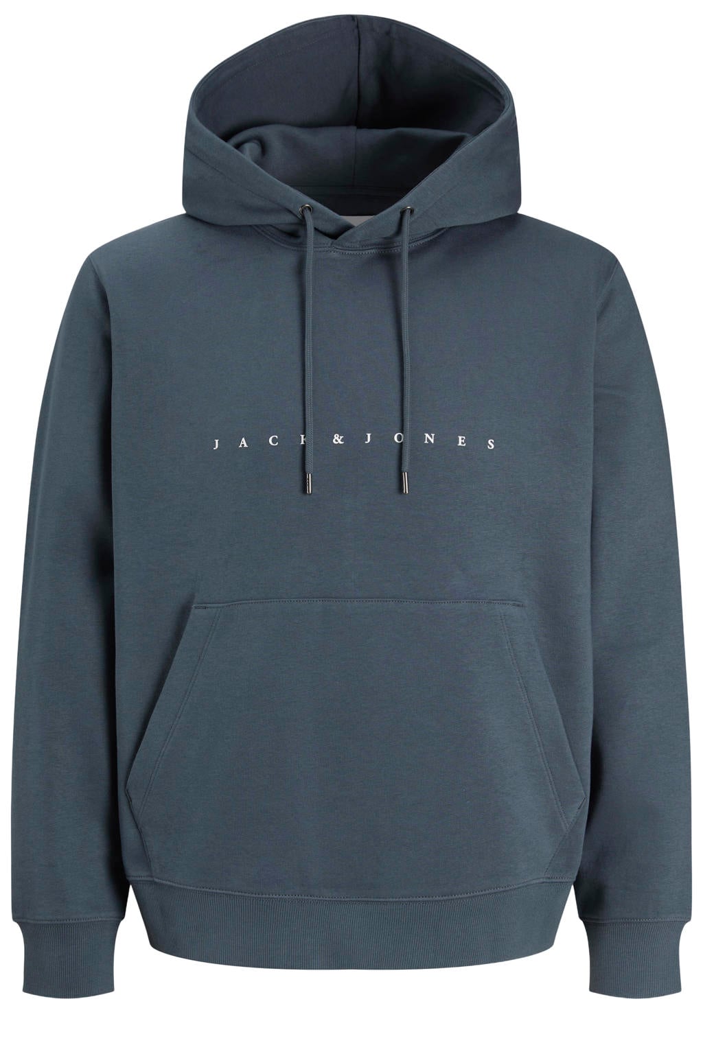 JACK & JONES ESSENTIALS relaxed fit hoodie met logo - turbulence