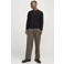 JACK & JONES ESSENTIALS regular fit gebreide trui - zwart