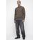 JACK & JONES ESSENTIALS regular fit gebreide trui met wol - cocoa