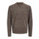 JACK & JONES ESSENTIALS regular fit gebreide trui met wol - cocoa