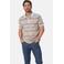 Babista regular fit gemêleerde polo Plus Size - lichtblauw