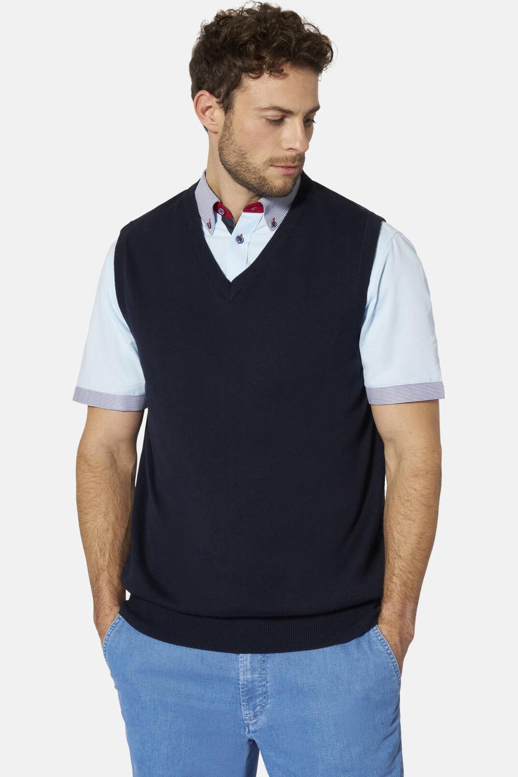 Babista katoenen trui Plus Size - donkerblauw