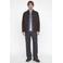 JACK & JONES PREMIUM flanel regular fit geruit overhemd - blauw
