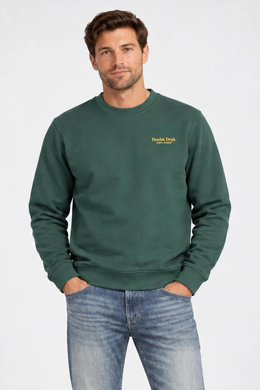 Cars regular fit sweater - groen